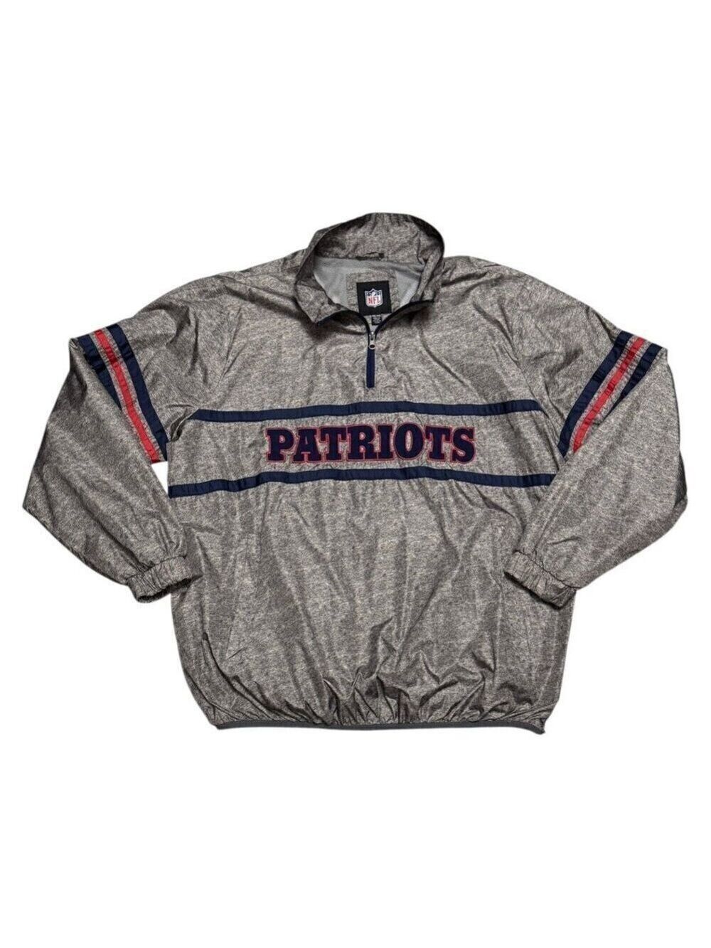 New England Patriots NFL Football Lightweight Splash Team Jacket Mens 2XL